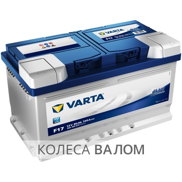 VARTA Blue Dynamic 580 406 074 12В 6ст 80 а/ч оп 580 406 074